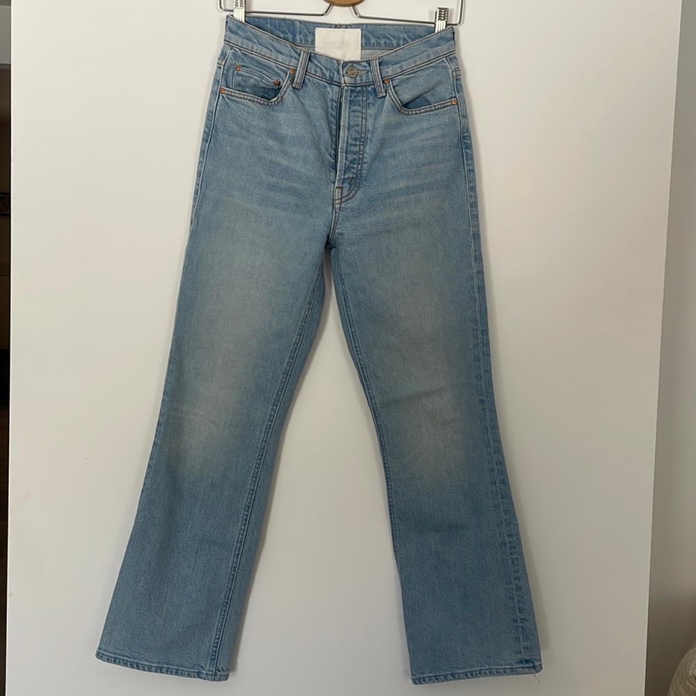 MOTHER The Tripper Button Fly Jeans in Reap What You Sew size 25 **Sample Sale**
